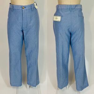 Southern Pines Straight Fit Blue Cotton Pants 38W x 30L Men's New With Tags